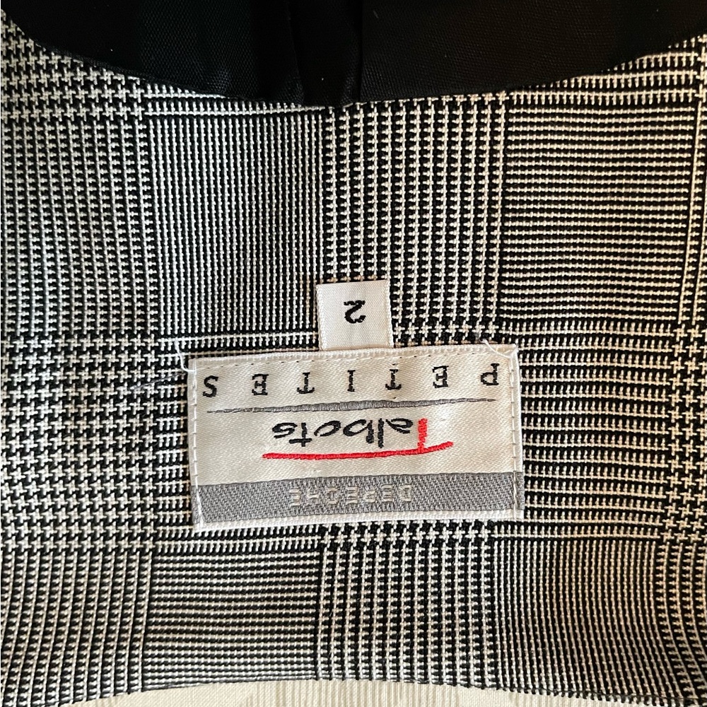 EUC Talbots Houndstooth 2P Sheath Midi Jumper - Picture 5 of 6